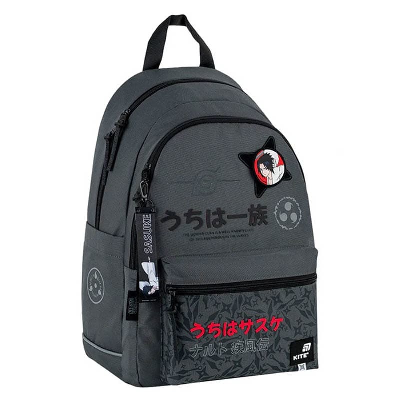 Шкільний рюкзак для підлітка Kite Education teens 2575M Naruto Shippuden Сірий 19 л (NR25-2575M)