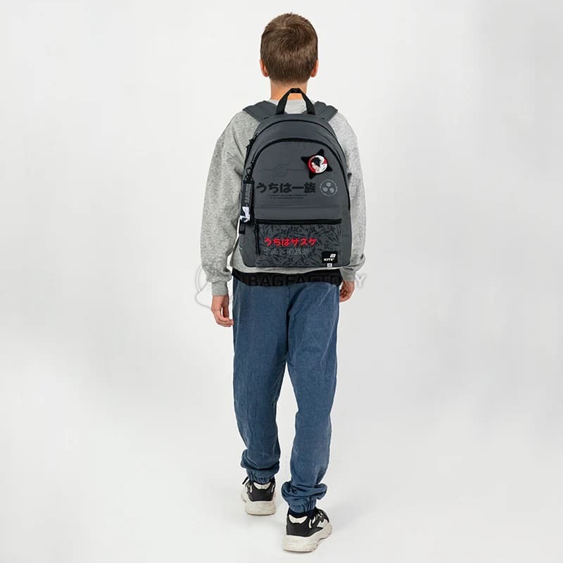 Шкільний рюкзак для підлітка Kite Education teens 2575M Naruto Shippuden Сірий 19 л (NR25-2575M)