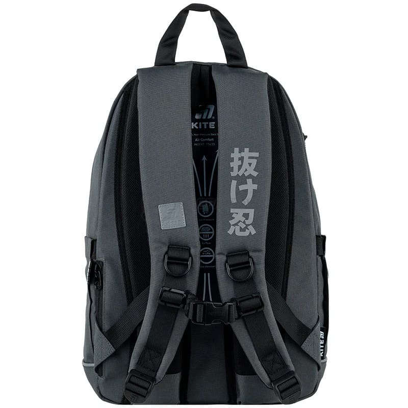 Шкільний рюкзак для підлітка Kite Education teens 2575M Naruto Shippuden Сірий 19 л (NR25-2575M)