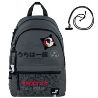 Шкільний рюкзак для підлітка Kite Education teens 2575M Naruto Shippuden Сірий 19 л (NR25-2575M)