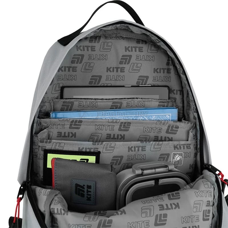 Шкільний рюкзак для підлітка Kite Education teens 949M Сірий з чорним 12.5 л (K25-949M)