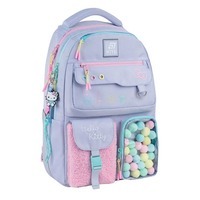 Шкільний рюкзак для підлітка Kite Education teens 2587M Hello Kitty Сірий 17 л (HK25-2587M)