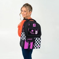 Шкільний рюкзак для підлітка Kite Education teens 2587M-2 Kuromi Чорний 17 л (HK25-2587M-2)
