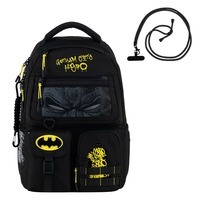 Шкільний рюкзак для підлітка Kite Education teens 2587M DC Batman Чорний 17 л (DC25-2587M)