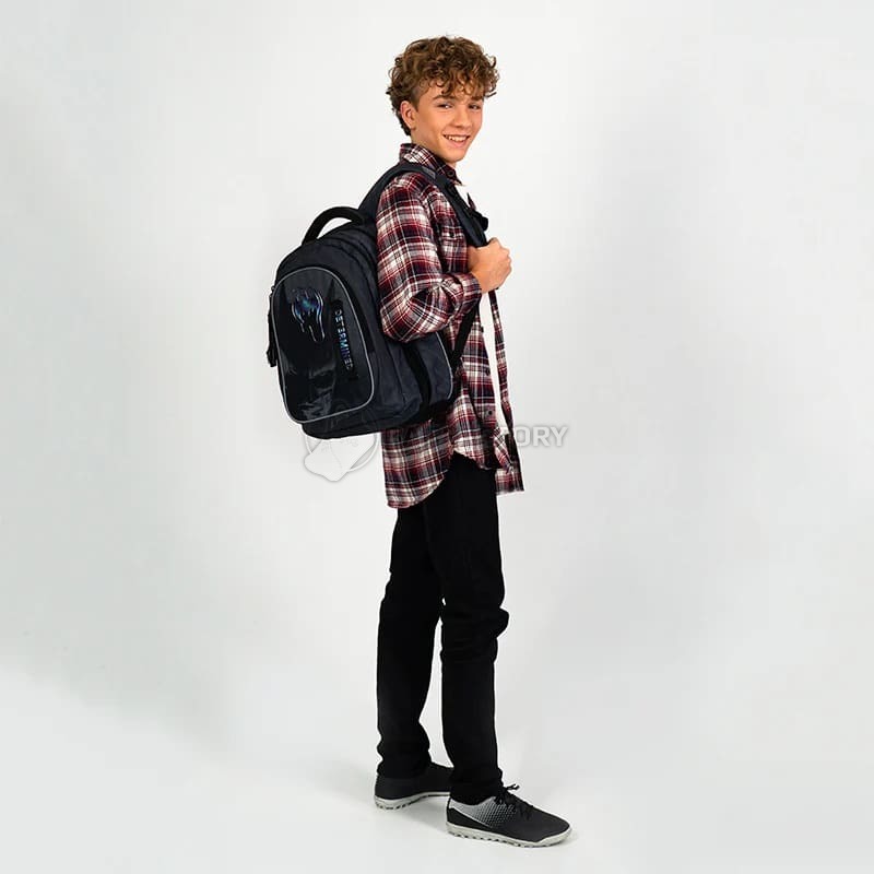 Рюкзак підлітковий Kite Education teens 8001L DC Batman Чорний 25.5 л (DC25-8001L)