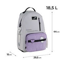 Рюкзак підлітковий Kite Education teens 949L-3 Сірий 18.5 л (K25-949L-3)
