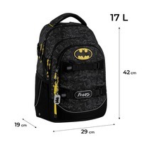 Шкільний рюкзак для підлітка Kite Education teens 727M DC Batman 17 л (DC25-727M)
