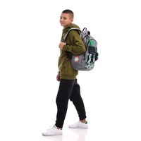 Рюкзак молодіжний Kite Education teens 2597L Rick & Morty Сірий 24 л (RM25-2597L)
