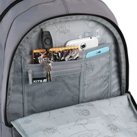 Рюкзак молодіжний Kite Education teens 2597L Rick & Morty Сірий 24 л (RM25-2597L)