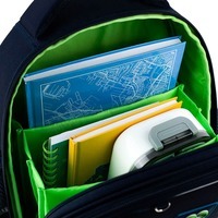 Шкільний напівкаркасний рюкзак GoPack Education 165S Speedway 12л (GO25-165S-4)