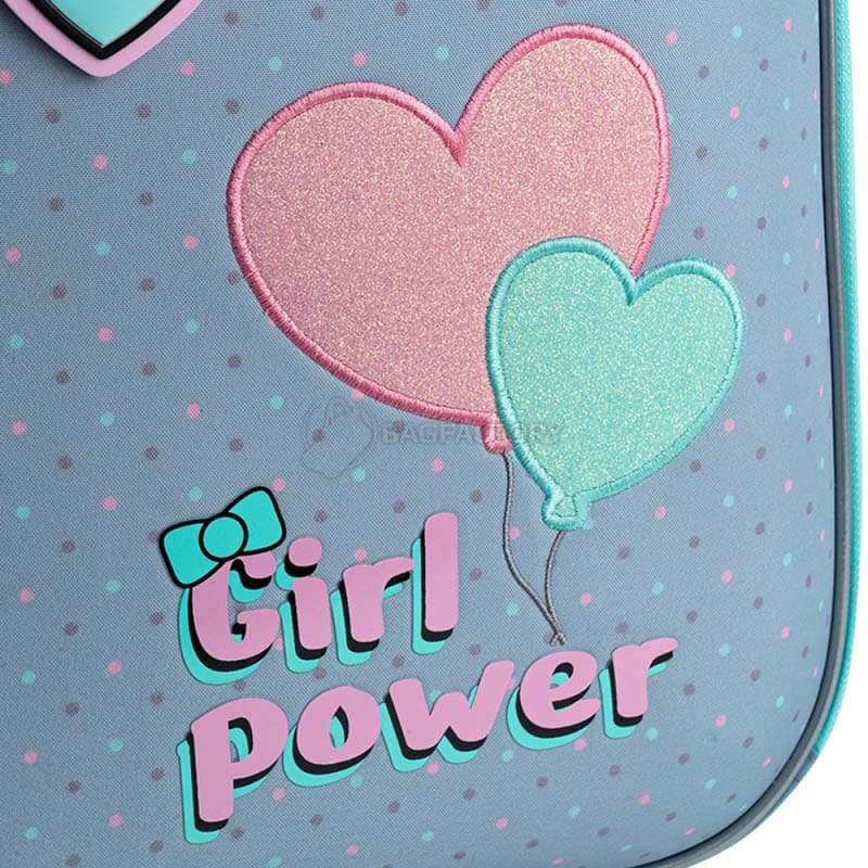 Шкільний напівкаркасний рюкзак GoPack Education 165M Girl Power 15л (GO25-165M-1)