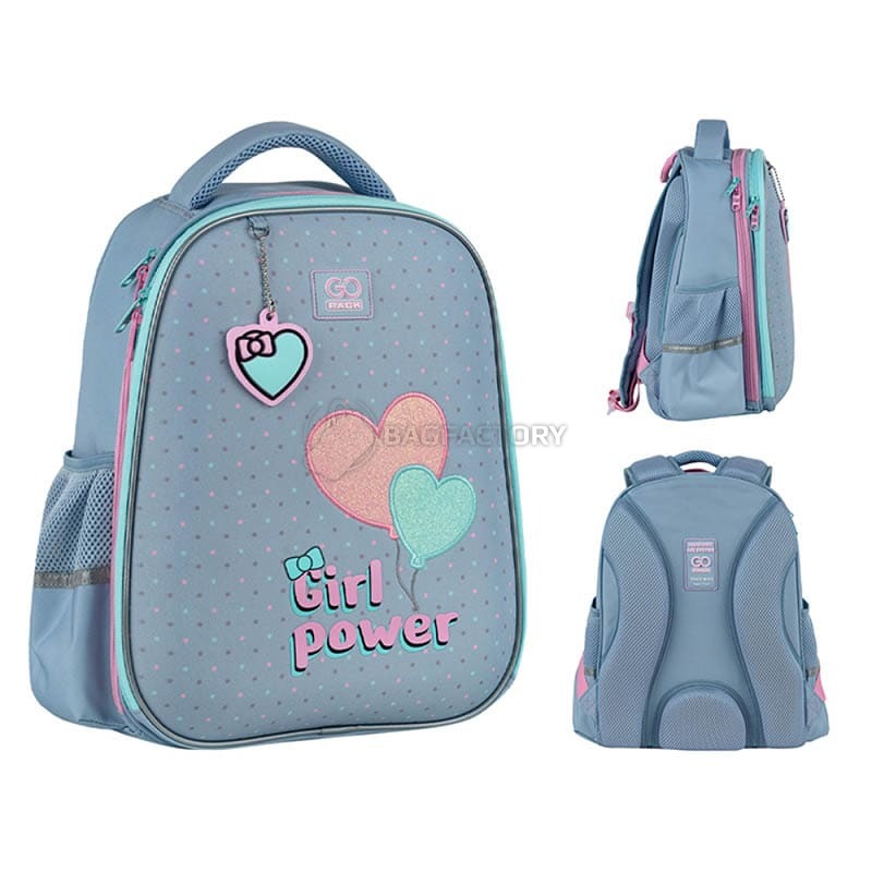Шкільний напівкаркасний рюкзак GoPack Education 165M Girl Power 15л (GO25-165M-1)
