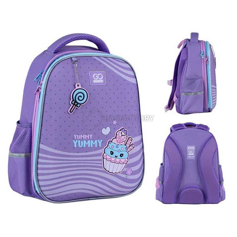 Шкільний напівкаркасний рюкзак GoPack Education 165M Yummy 15л (GO25-165M-3)