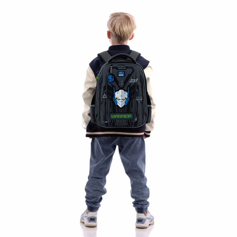 Шкільний напівкаркасний рюкзак GoPack Education 165M Warrior 15л (GO25-165M-6)