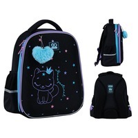 Шкільний напівкаркасний рюкзак GoPack Education 165M Meowjestical 15л (GO25-165M-2)