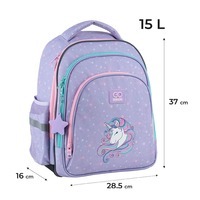 Шкільний рюкзак GoPack Education 2606S-2 Unicorn Dreams 15л (GO25-2606S-2)