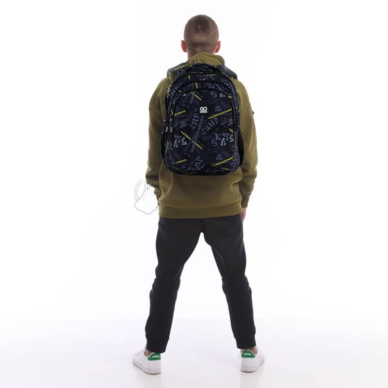 Рюкзак підлітковий GoPack Teens 162L-5 Чорний 19л (GO25-162L-5)