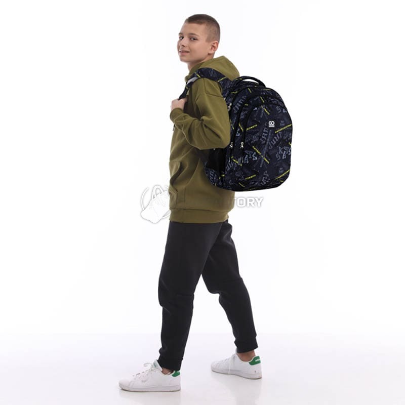 Рюкзак підлітковий GoPack Teens 162L-5 Чорний 19л (GO25-162L-5)
