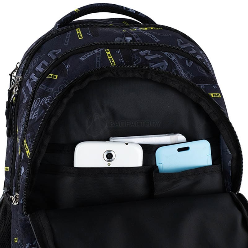 Рюкзак підлітковий GoPack Teens 162L-5 Чорний 19л (GO25-162L-5)