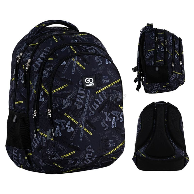 Рюкзак підлітковий GoPack Teens 162L-5 Чорний 19л (GO25-162L-5)