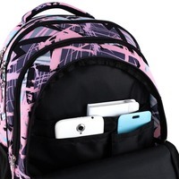 Рюкзак підлітковий GoPack Teens 162L-1 Рожевий принт 19л (GO25-162L-1)