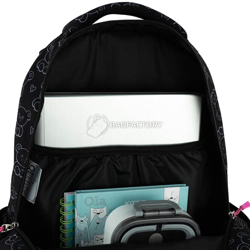 Рюкзак підлітковий GoPack Teens 162L-2 Чорний 19л (GO25-162L-2)