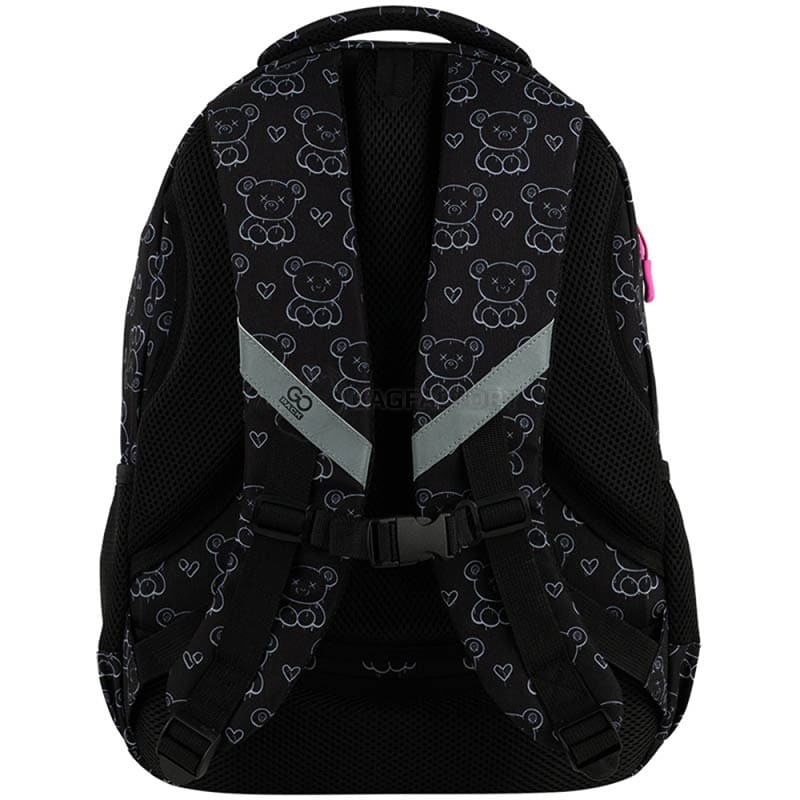 Рюкзак підлітковий GoPack Teens 162L-2 Чорний 19л (GO25-162L-2)