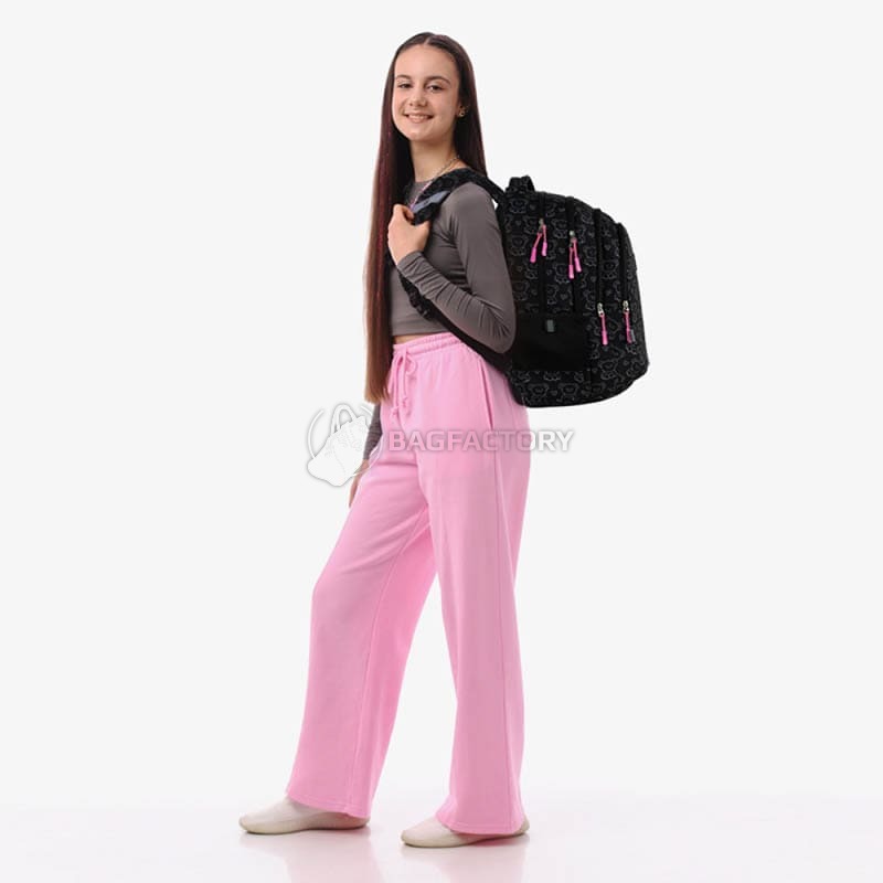 Рюкзак підлітковий GoPack Teens 162L-2 Чорний 19л (GO25-162L-2)