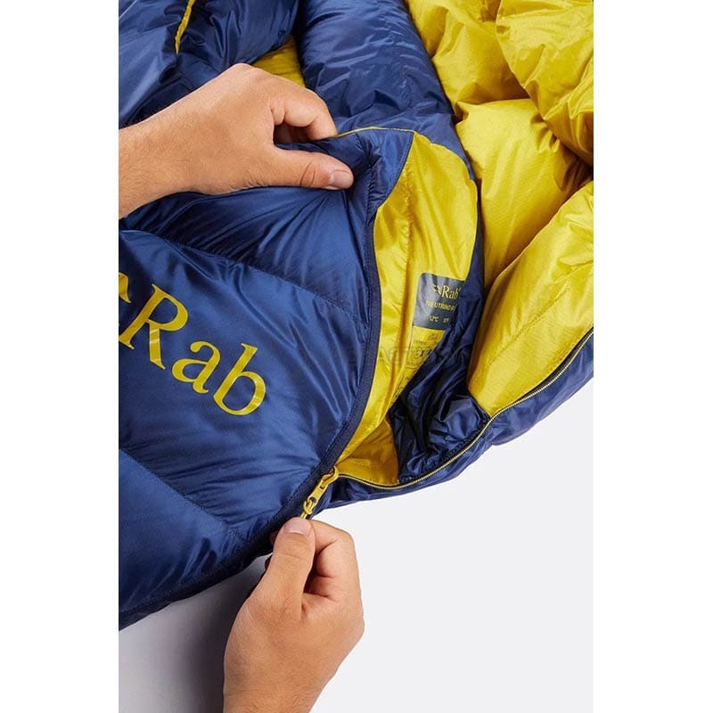 Спальний мішок Rab Neutrino 600 -12°C 185 см Regular Left Zip Nightfall Blue (RB QSM-92-NFB-REG-LZ)
