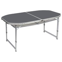 Стіл розкладний Bo-Camp Case Model Oval 150x80 cm Grey (DAS303275)