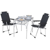 Стіл розкладний Bo-Camp Premium 90x60 cm Grey (DAS303276)
