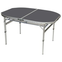 Стіл розкладний Bo-Camp Case Model Oval 120x80 cm Grey (DAS303277)