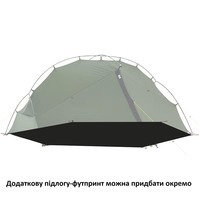 Намет одно-двохмісний Wechsel Bella 1 ZG Green (DAS303116)