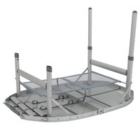 Стіл розкладний Bo-Camp Premium Oval 100x70 cm Grey (DAS303284)