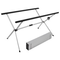 Стіл розкладний Bo-Camp Lamel 121x80 cm Aluminium (DAS303287)