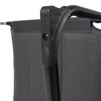 Ліжко розкладне Bo-Camp Sun Lounger With Sunscreen 5 Positions Grey (DAS303260)
