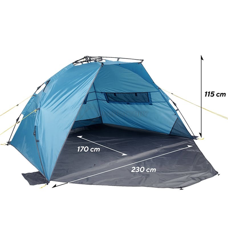Намет тримісний Uquip Speedy XL UV 50+ Blue/Grey (DAS303223)