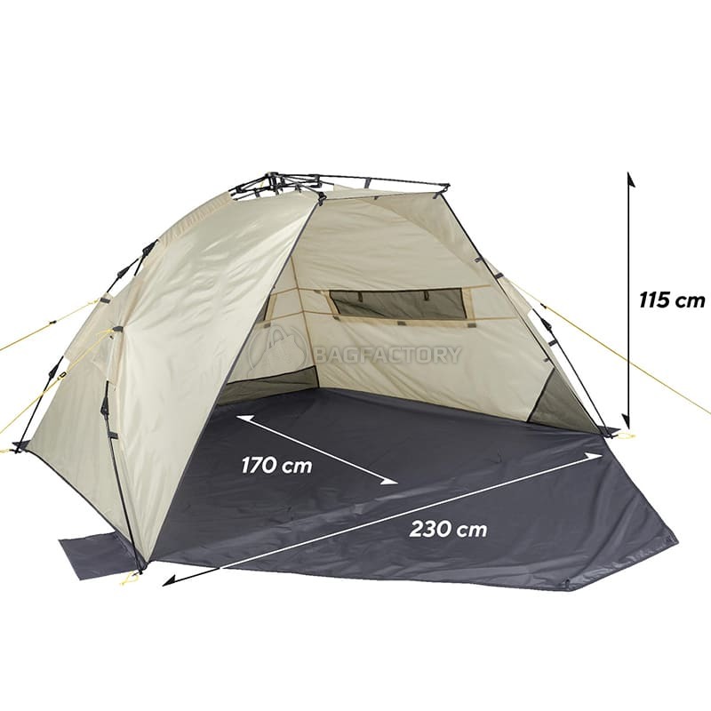 Намет тримісний Uquip Speedy XL UV 50+ Sand/Grey (DAS303224)