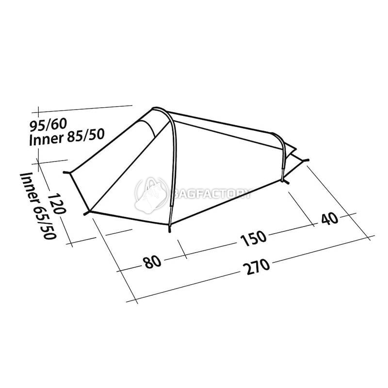 Намет одномісний Robens Arrow Head (130342)
