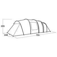 Намет восьмимісний Easy Camp Leka Twin 8 (931555)