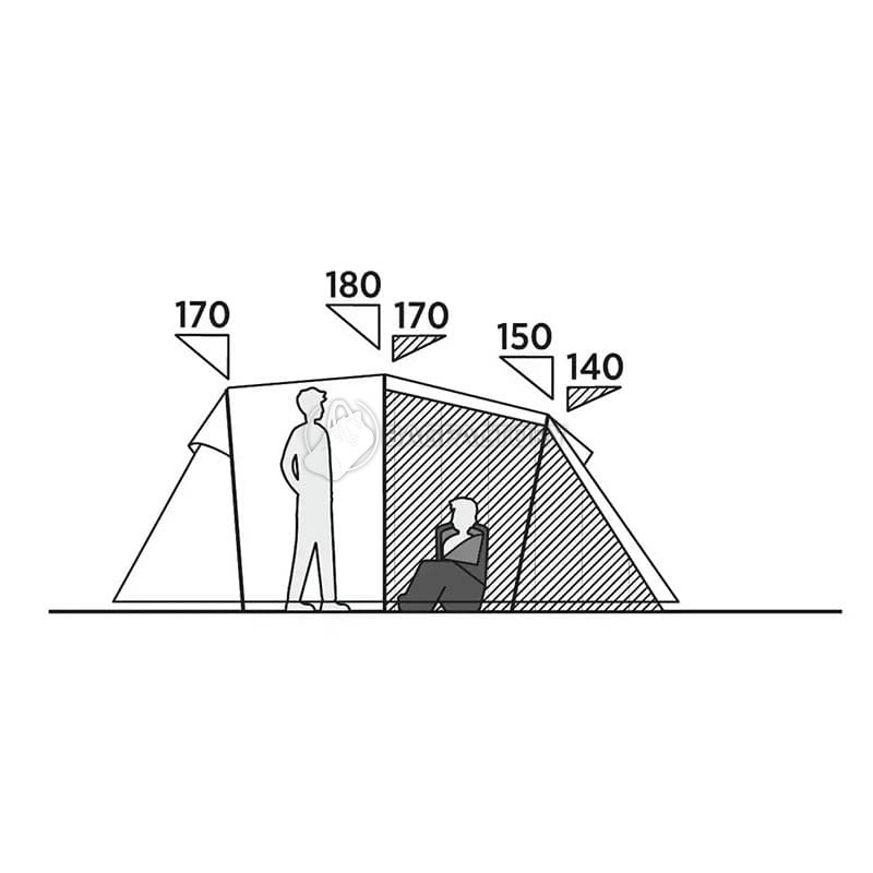 Намет чотиримісний Easy Camp Hidra 4 (931552)