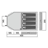 Намет чотиримісний Easy Camp Hidra 4 (931552)