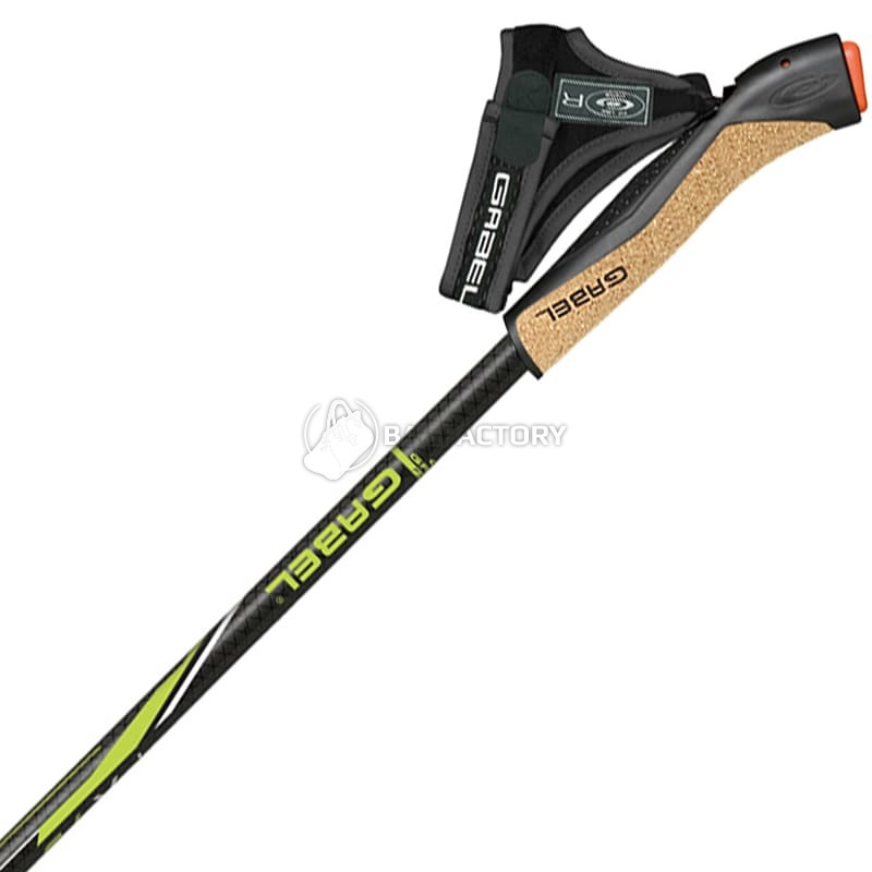 Палиці для скандинавської ходьби Gabel FX-75 Snake Carbon 115 Dual Spike (DAS302694)