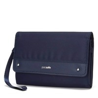 Гаманець-клатч антизлодій Pacsafe RFIDsafe Clutch Темно-синій (11015645)