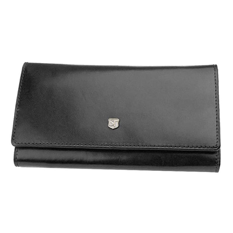 Гаманець жіночий шкіряний Stefania Чорний (008D-DF-62)