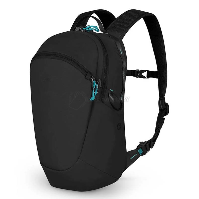 Міський рюкзак антизлодій Pacsafe Eco 18L 6 ступенів захисту Чорний (41102138)
