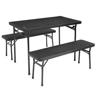 Стіл розкладний комплект Outwell Pemberton Picnic Set Black (931568)