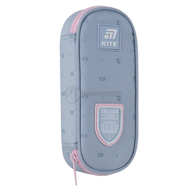 Пенал шкільний Kite 599 College Line Girl Сірий (K25-599-3)