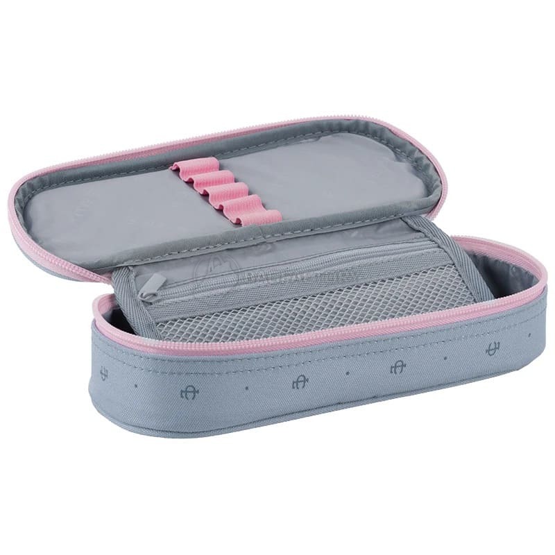 Пенал шкільний Kite 599 College Line Girl Сірий (K25-599-3)