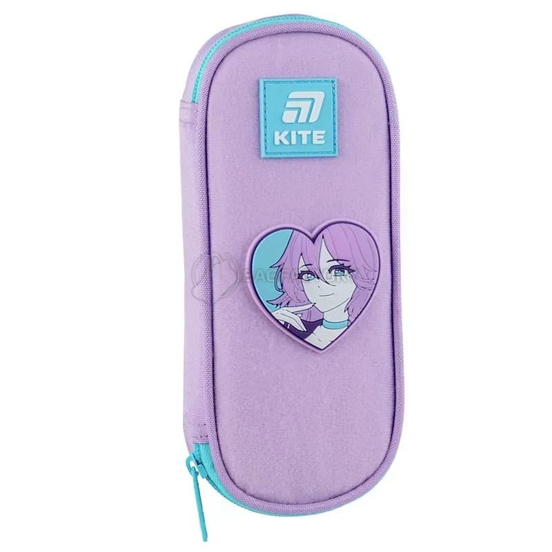 Пенал шкільний Kite 599 Kawaii Love Бузковий (K25-599-20)